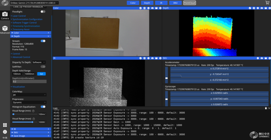 Explore camera functions in Orbbec Viewer - ORBBEC - Leading Provider ...