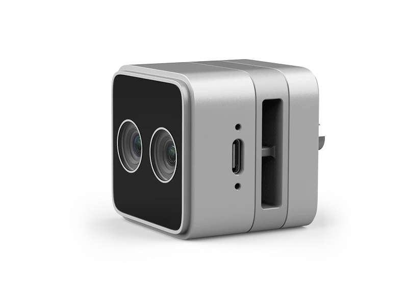 Gemini 305 compact stereo vision camera for robotic arm mounting