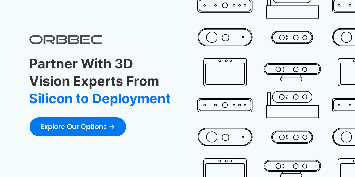 partner with 3D vision experts orbbec