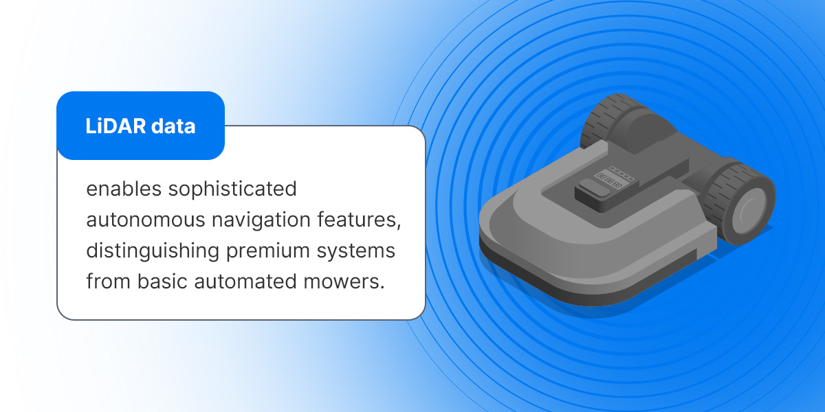 navigation and mapping capabilities for LIDAR