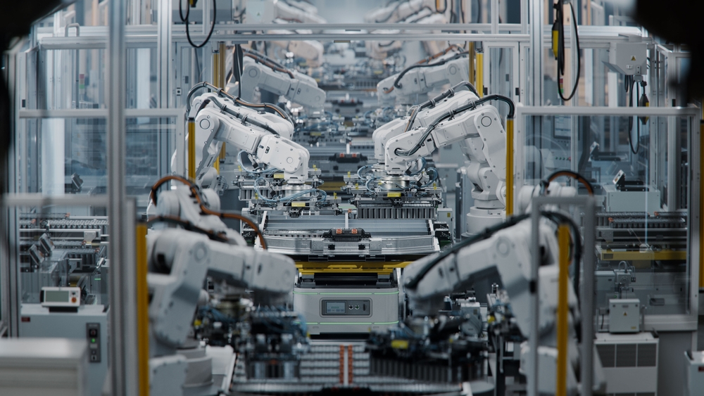 robotics manufacturing plant for supply chain